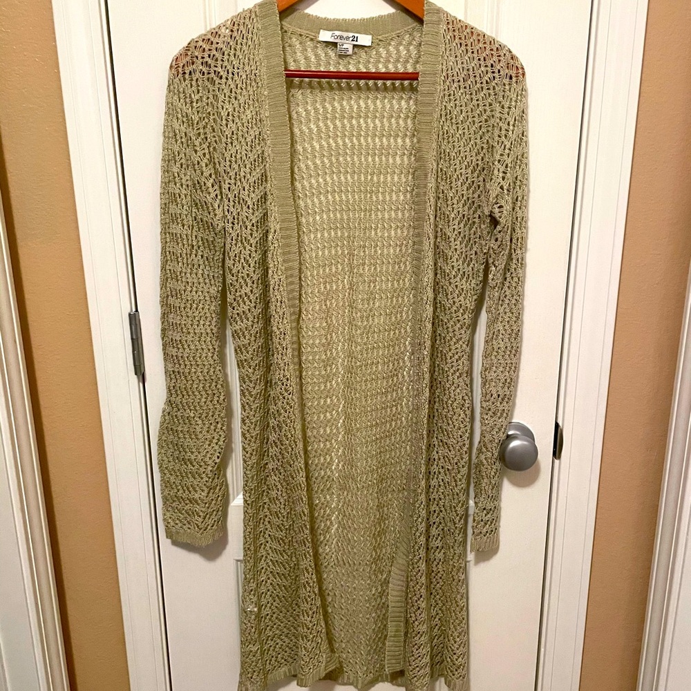 Forever 21 long lightweight cardigan.